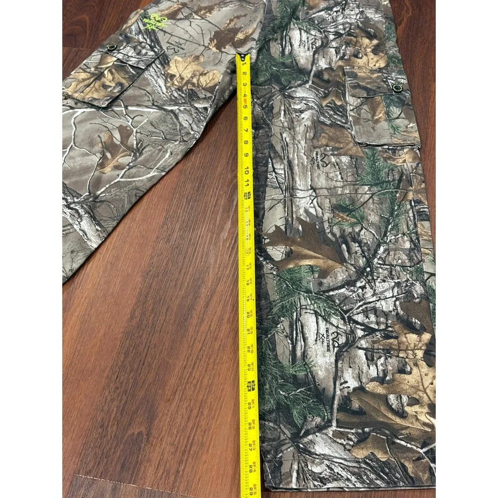 Camouflage Hunting Pants Men's Realtree® Xtra 6 Pocket‎ Cargo Style Size XXL